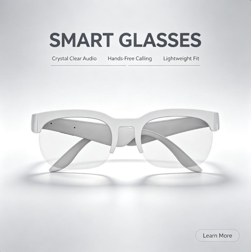 Audio Music Videos - Bluetooth Smart Sports Glasses Touch Control