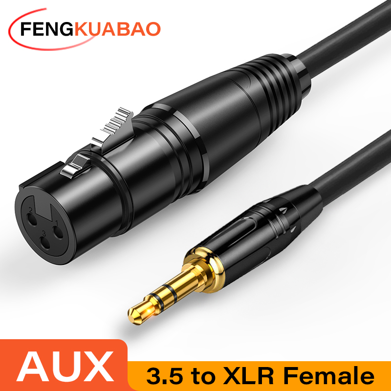 XLR to AUX 3.5mm Jack Audio Ca - Cable Xlr Balanced ulasan dan harga