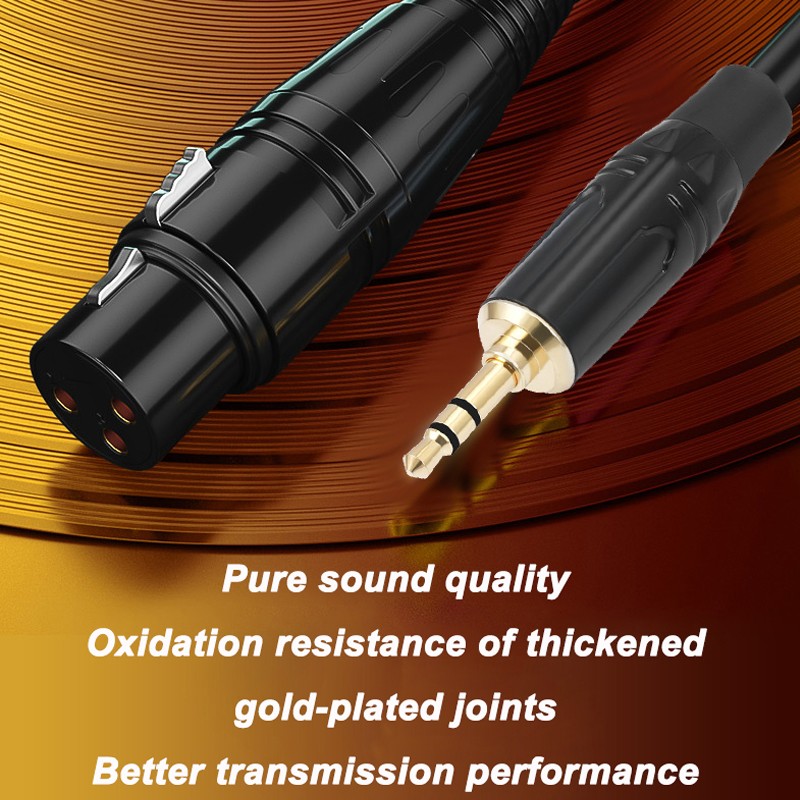 XLR to AUX 3.5mm Jack Audio Ca - Cable Xlr Balanced ulasan dan harga