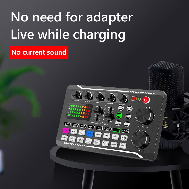 F998 Live Sound Card Audio Tun - Audio Music Tiktok ulasan dan harga
