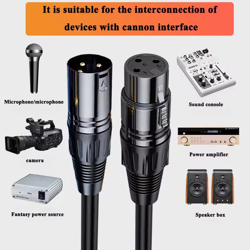 3Pin XLR Cable Audio Cable XLR - Cable Xlr Balanced ulasan dan harga