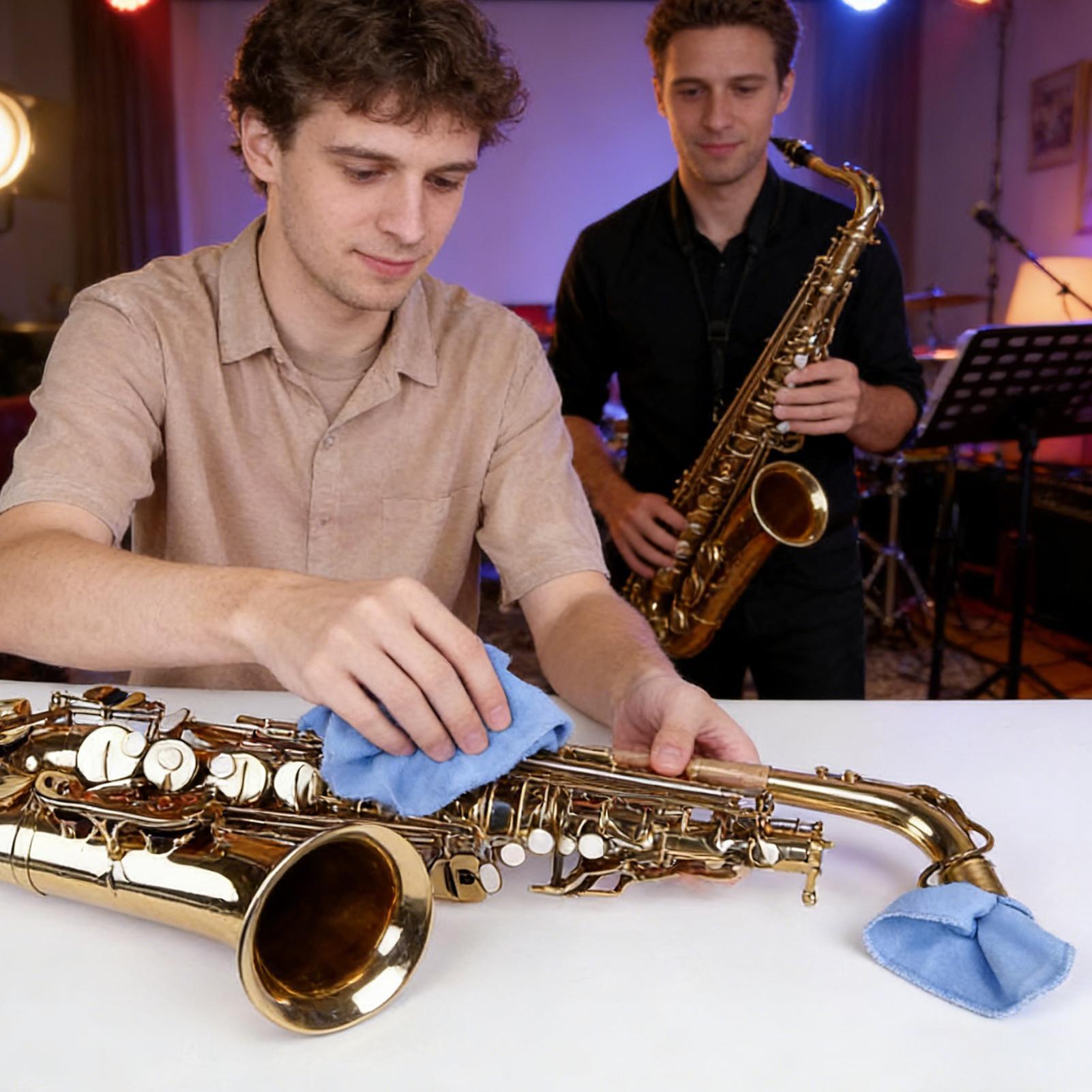 Saxophone Cleaning Cloth Kit 2 - Clarinet Care Kit ulasan dan harga