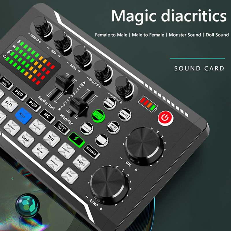 F998 Live Sound Card Audio DJ  - Audio Music Tiktok ulasan dan harga
