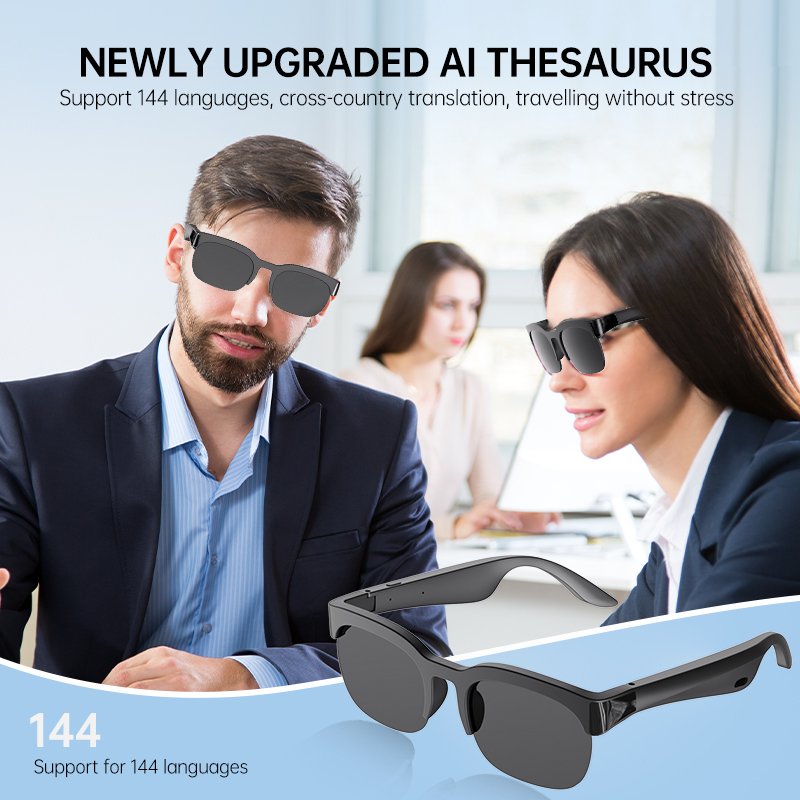 Bluetooth Audio Smart Glasses  - Audio Music Videos ulasan dan harga