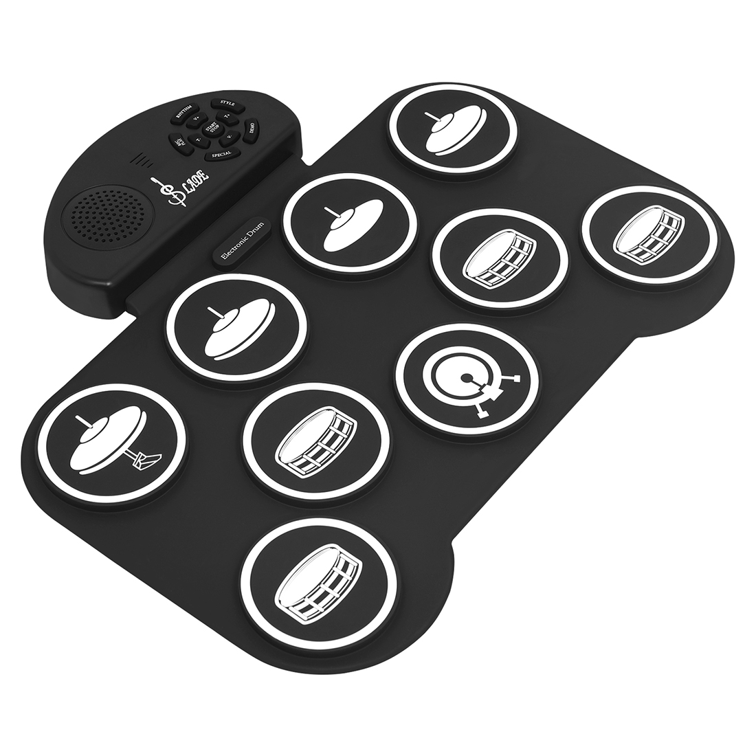 Foldable 9 Pads Roll‑Up Electr - Drum Practice Pad ulasan dan harga
