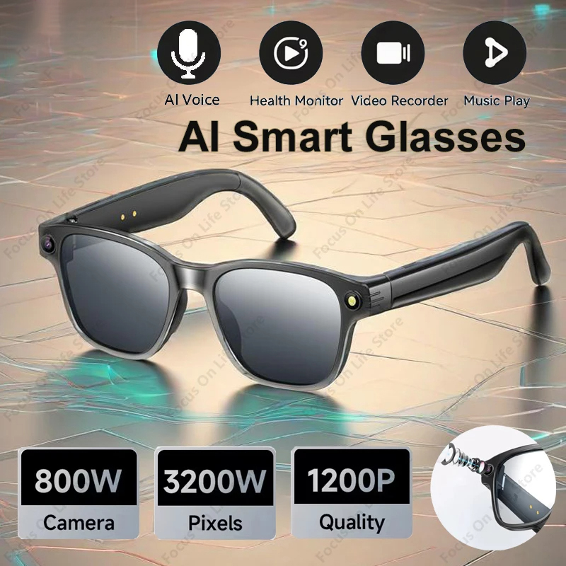 AI Smart Glasses 8 Million Cam - Audio Music Videos ulasan dan harga