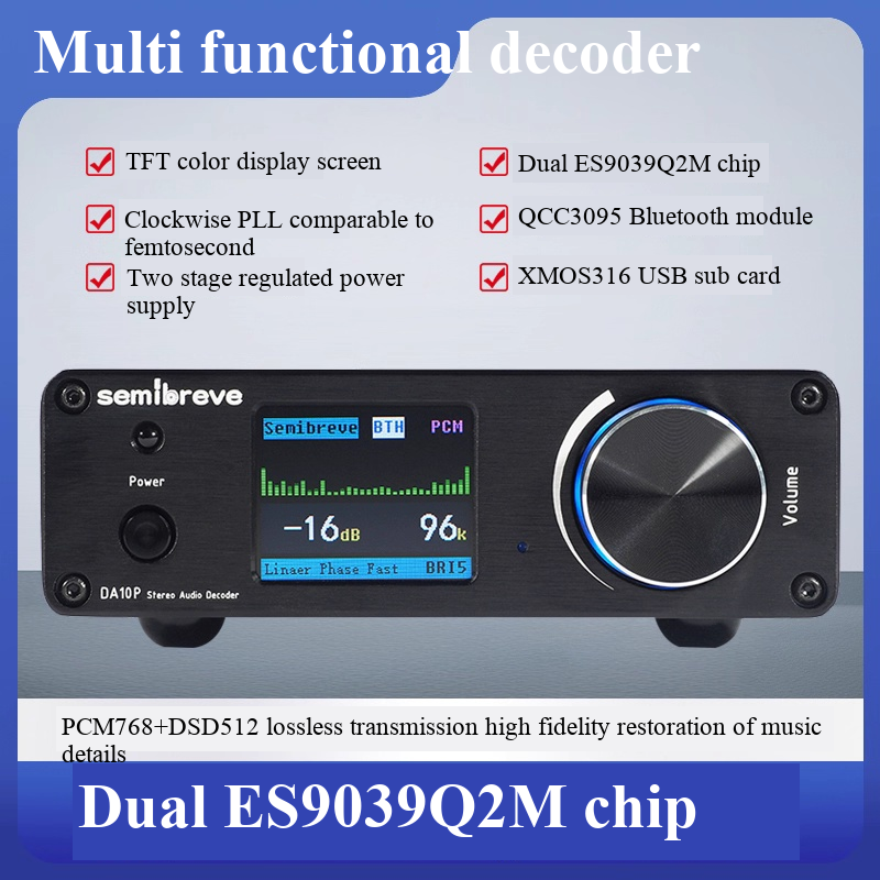 Semibreve DA10P Dual ES9039Q2M - Cable Xlr Balanced ulasan dan harga